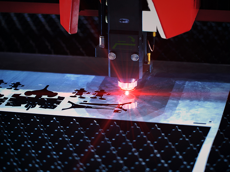 Endüstriyel metal işleme CNC lazer kesim ve gravür makinesi t