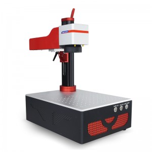 20W 30W Mini Portable Desktop Fast Delivery Fiber Laser Marking Engraving Machine for Metal Ring Jewelry