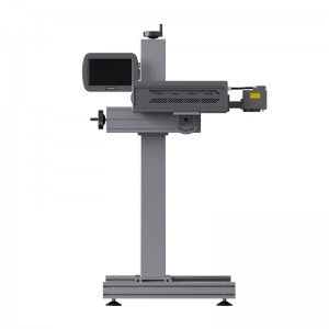 High Speed Auto Online Flying Co2 Laser Marking Machine Industrial Expiry Date Batch Coding Printer