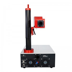 20W 30W Mini Portable Desktop Fast Delivery Fiber Laser Marking Engraving Machine for Metal Ring Jewelry