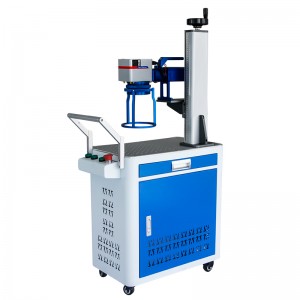 Trolley Fiber Laser Marking Machine 20w Jpt Fiber Laser Color Marking Machine for Metal Stainless Steel