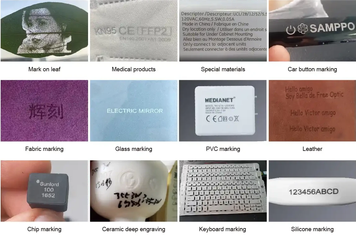 3W 5W 10W 15W 20W Industrial UV Laser Etchers Engraver Markers Etching Engraving UV Laser Marking Machine