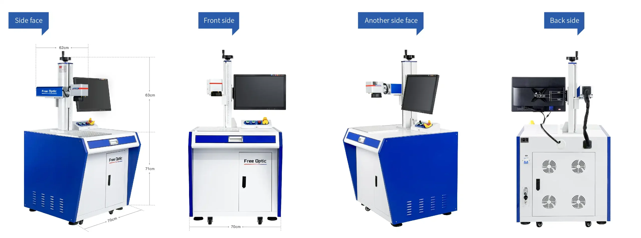 3D 파이버 레이저 마킹 조각 기계