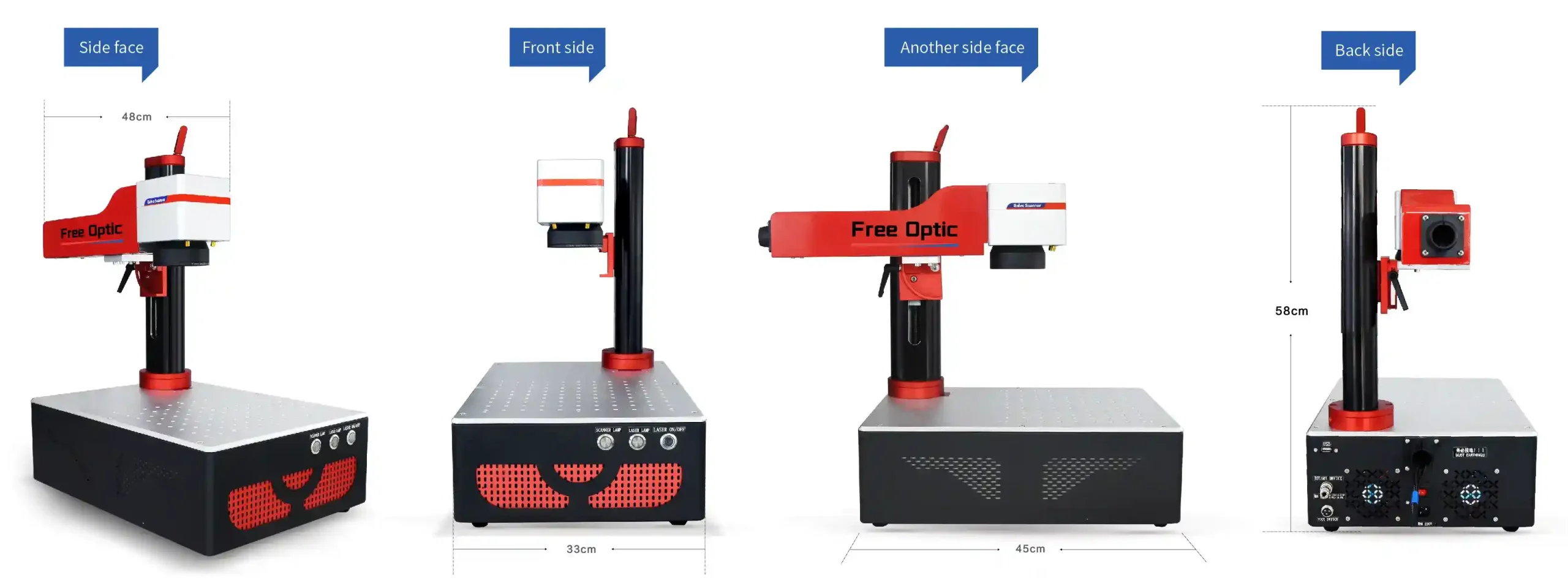 Desktop Mini Portable Fiber Laser Marking Machine