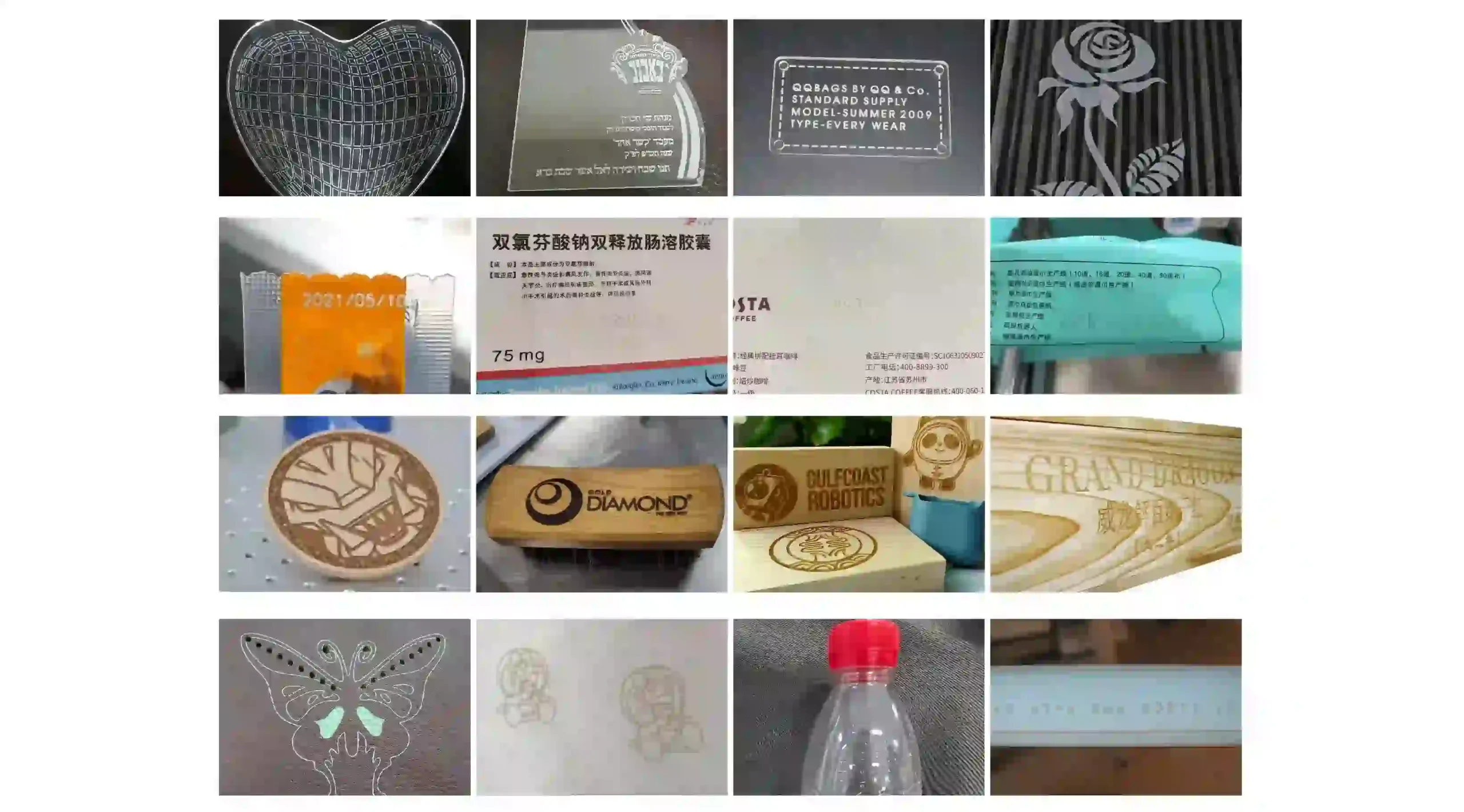 Glass Engraving Laser Marking Machine