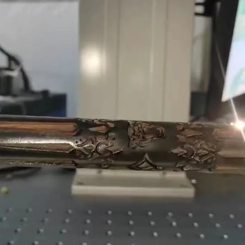 Which machine would be a better choice if you want to mark technical wood