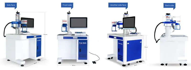 máquina de marcado láser de fibra de sobremesa